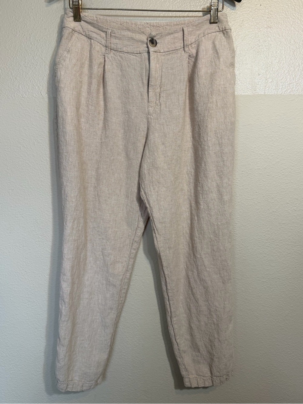 A new day Casual Linen-Blend Pants in Light Beige 10